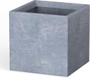 Kante 10 Inch Square Concrete Planter for Outdoor Indoor Home Patio Garden, Larg
