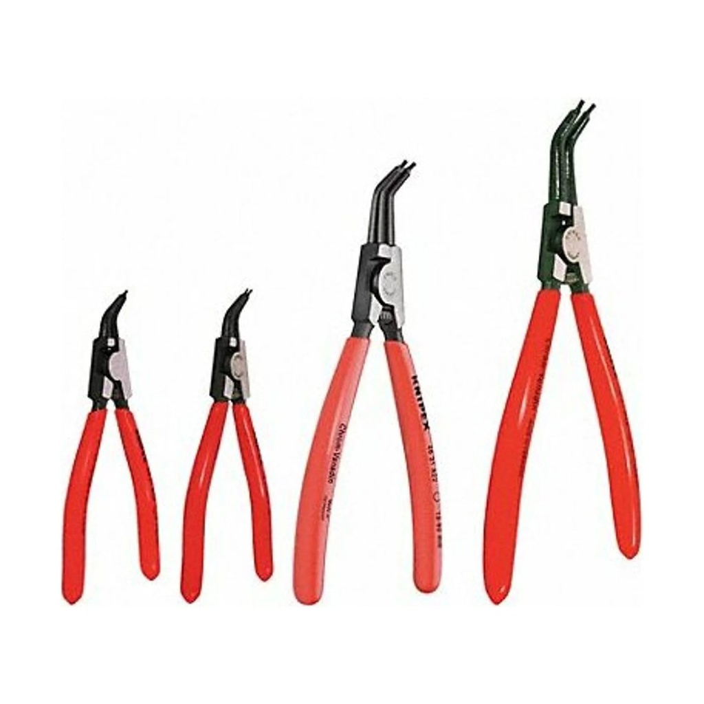 Knipex 4 Piece External Circlip Pliers Set 45 Degree
