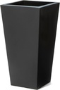 Step2 Tremont Tall Square Planter Pot, Large outside All-Season All-Weather Gard