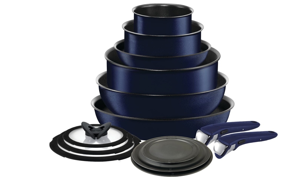 T-Fal Ingenio the Genius Cooking System, Platinum Non-Stick, 14 Piece Cookware S