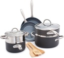 Greenpan Lima Hard Anodized Healthy Ceramic Nonstick 12 Piece Cookware Pots And