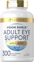 Carlyle Adult Eye Support | 300 Capsules | with Lutein and Zeaxanthin | Non-Gmo