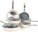 Sur La Table Kitchen Essentials 10 Piece PFA Free Non-Toxic Titanium Ceramic Non
