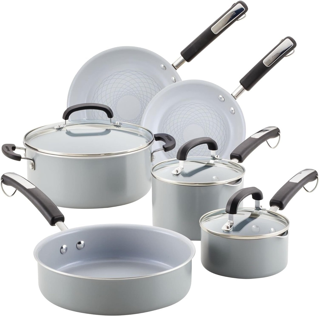 Farberware Ecoadvantage Ceramic Nonstick Cookware/Pots and Pans Set, 13 Piece -