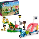 LEGO Friends Dog Rescue Bike Building Set, Pretend Play Animal Toy Playset for P