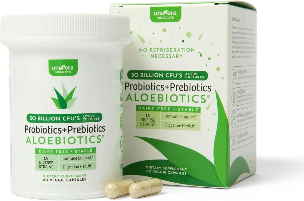 Univera Probiotics for Women, Probiotics and Prebiotics 60Ct.