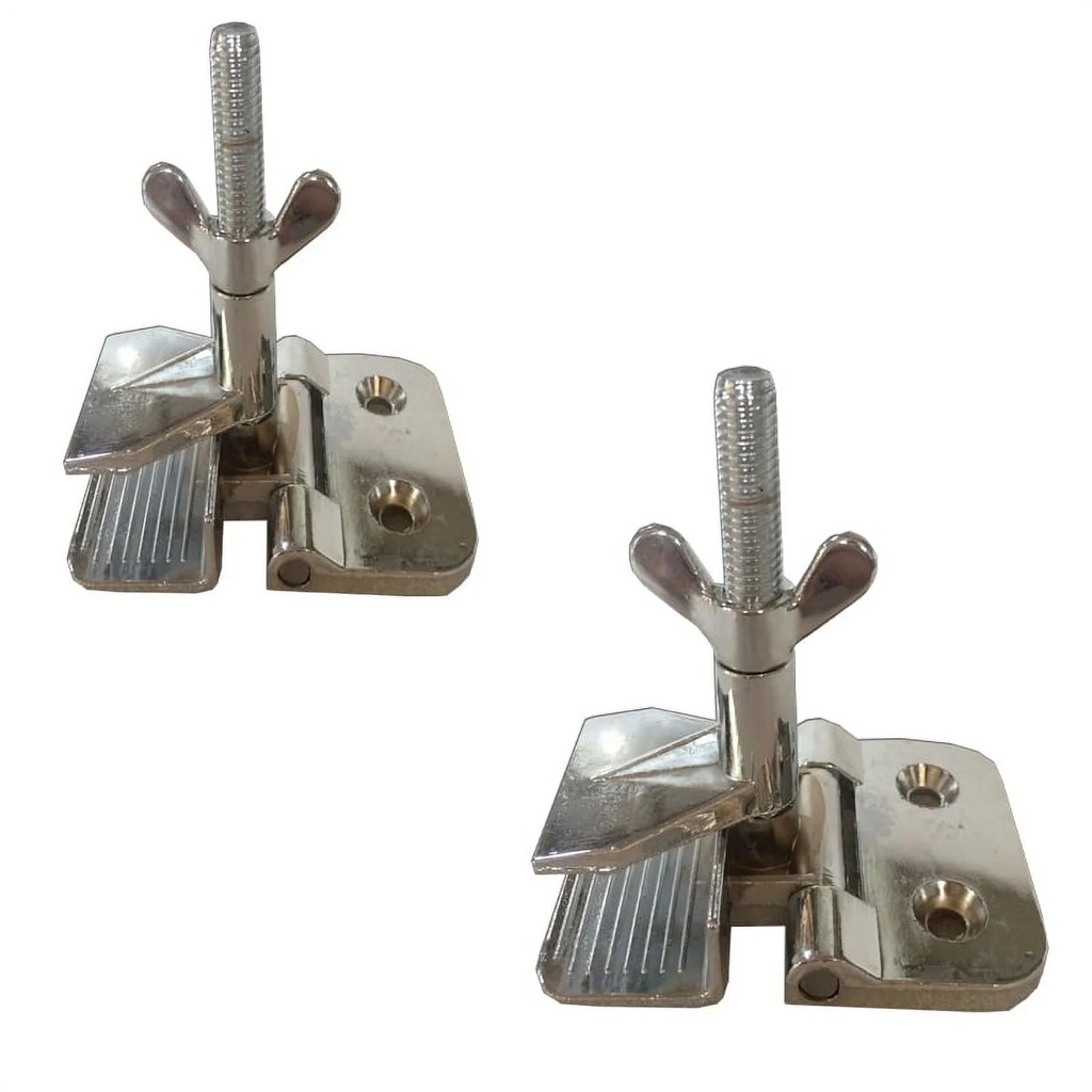 Haywhnkn 2Pcs Screen Frame Butterfly Hinge Clamp DIY Tool Silk Screen Printing Galvanized Alloy with Screw
