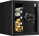 Tenamic Safe Box 1.6 Cuft Fireproof Waterproof Home Safe, Keypad Medium Lock Box