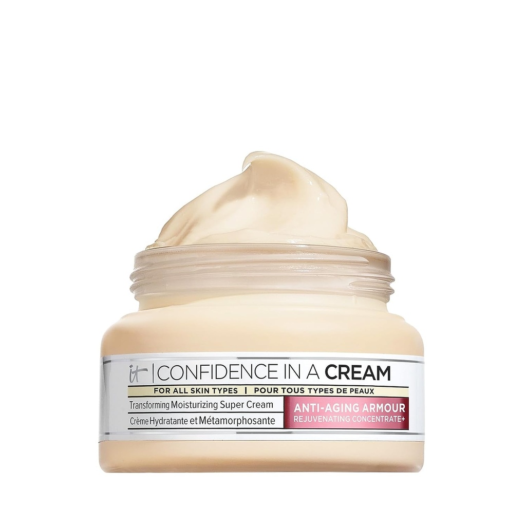 IT Cosmetics Confidence in a Cream anti Aging Face Moisturizer – Visibly Reduces