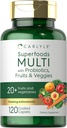 Fruits and Veggies Supplement | 120 Count | Superfood Multivitamin with Probioti