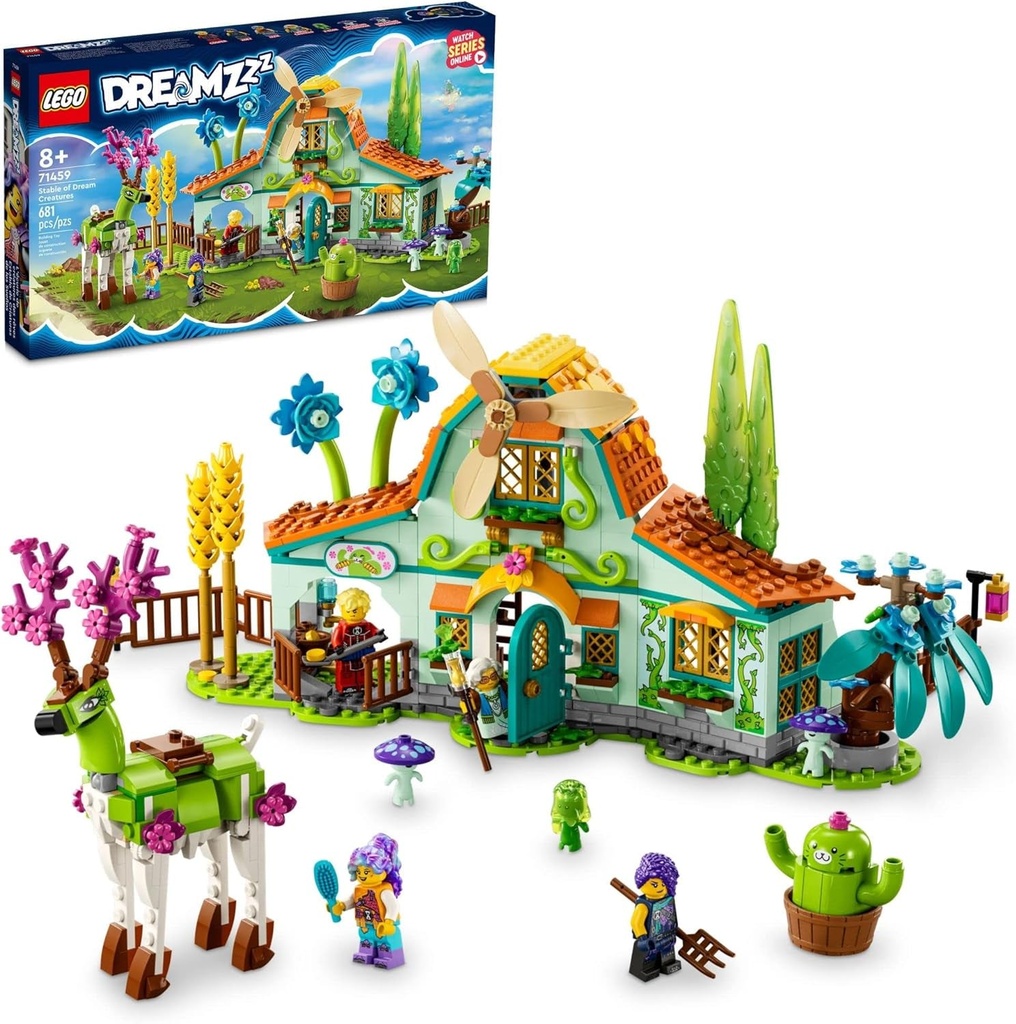 LEGO Dreamzzz Stable of Dream Creatures 71459 Fantasy Animal Toy Set for Kids, 2