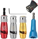 Wire Stripping and Twisting Tool, Electric Wire Stripper,Professional Electrician Tool Set,Portable Wire Nut Twister for Power Drill,Cable Quick Stripping and Connector