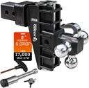 Airbird Adjustable Trailer Hitch Fits 2-Inch Receiver, Heavy Duty Tow Hitches (1
