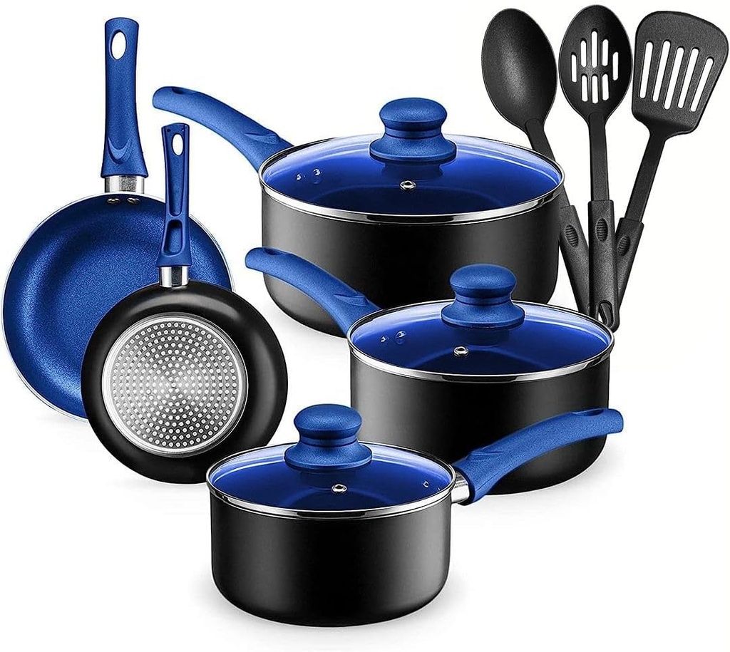 Chef'S Star Pots and Pans Set Kitchen Cookware Sets Nonstick Aluminum Cooking Es