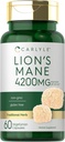 Carlyle Lions Mane Supplement Capsules | 4200Mg | 60 Count | Vegetarian, Non-Gmo