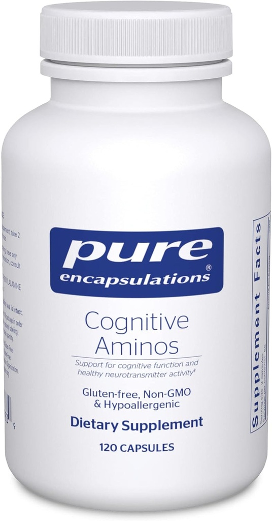 Pure Encapsulations Cognitive Aminos | Hypoallergenic Supplement for Cognitive F