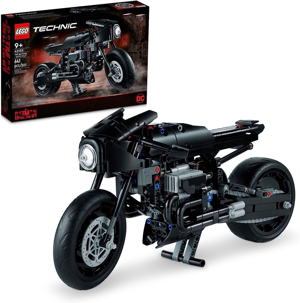 LEGO Technic the Batman – BATCYCLE Set 42155, Collectible Toy Motorcycle, Scale
