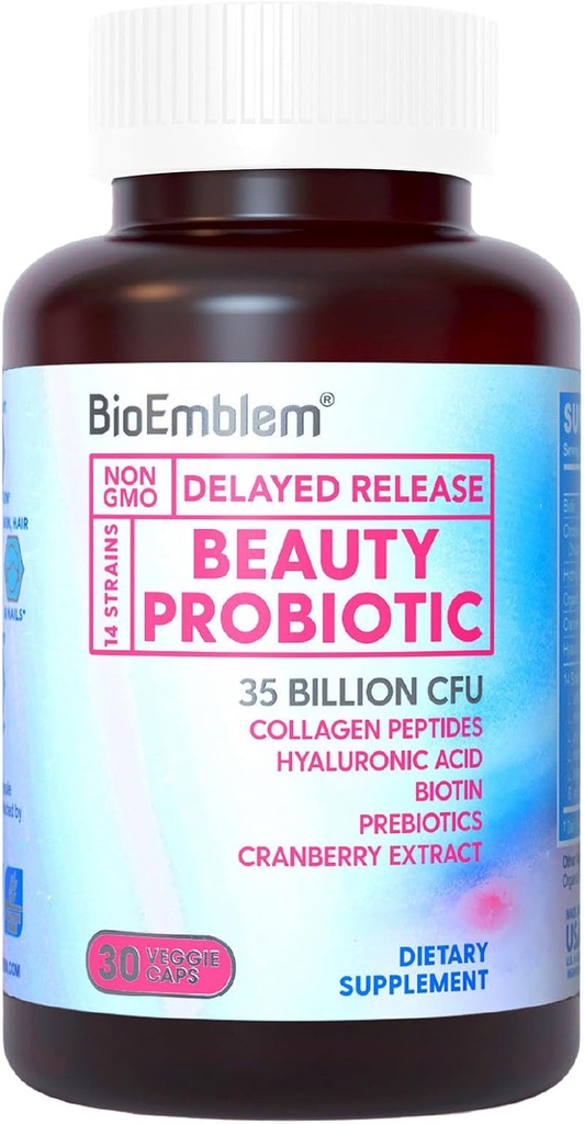 Bioemblem Beauty Probiotics for Women 30 Caps