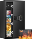 5.0 Cuft Large Home Safe with Fireproof Waterproof Bag, Anti-Theft Home Security