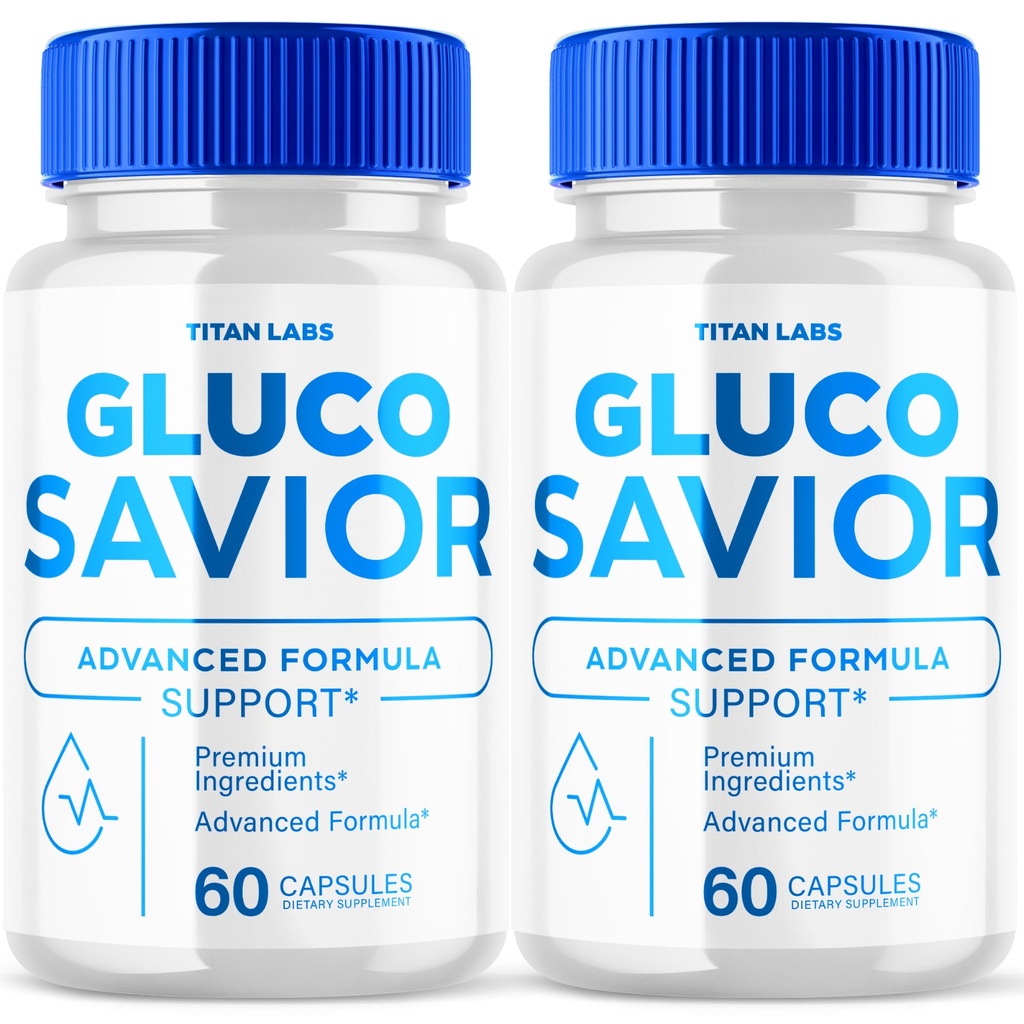 (2 Pack) Gluco Savior, Gluco Savior Advanced Blood Sugar Support (120 Capsules)