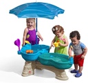 Step 2 Spill & Splash Seaway Water Table for Kids, Two-Tier Outdoor Kids Water S