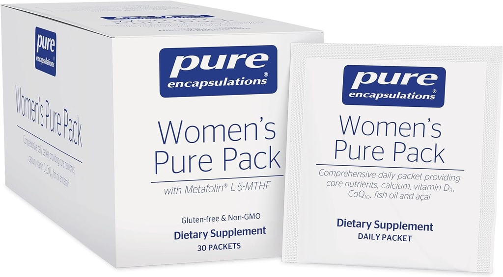Pure Encapsulations Women'S Pure Pack - for Women over 40 - Bone, Heart, Eye & B