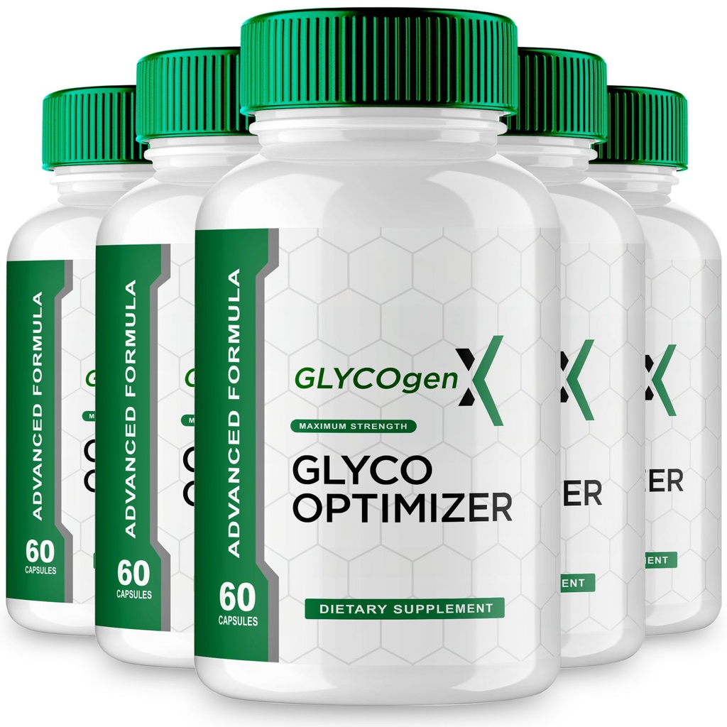 (5 Pack) Glyco Optimizer Glycogenx Pills Blood Formula Supplement (300 Capsules)