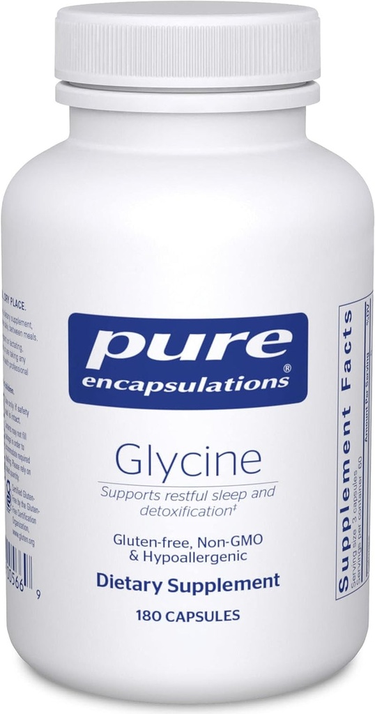 Pure Encapsulations Glycine - Supports Restful Sleep & Liver Detox* - Liver Supp