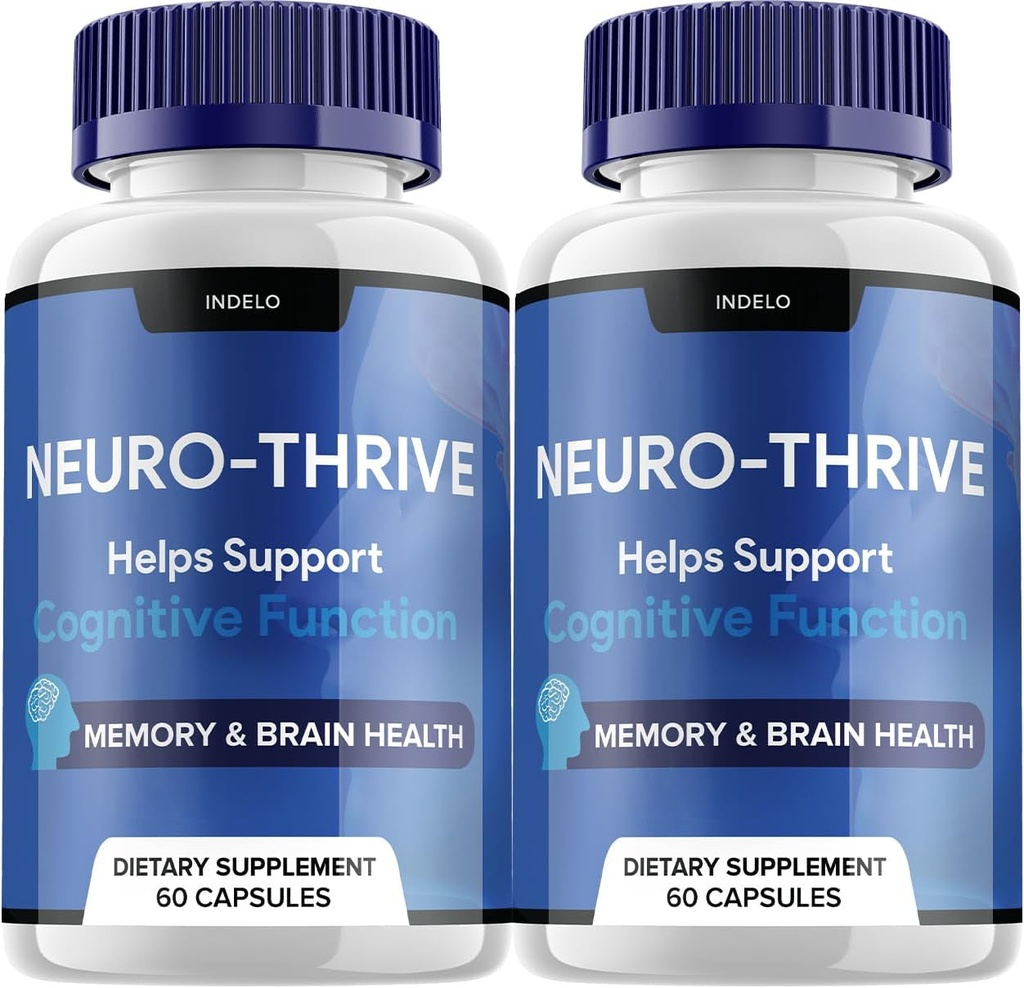 (2 Pack) Neuro Thrive Brain Supplement, Neuro Thrive for Memory Formula, Neuro-T