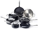 Greenpan Chatham Black Prime Midnight Hard Anodized Healthy Ceramic Nonstick 11