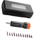 VEVOR Torque Screwdriver, 1/4" Drive Screwdriver Torque Wrench, Driver Bits Set with View Window, 10-70 In-Lbs Torque Range, 1 In-Lb Increment Torque Screwdriver with Bits & Case, Magnetic Function