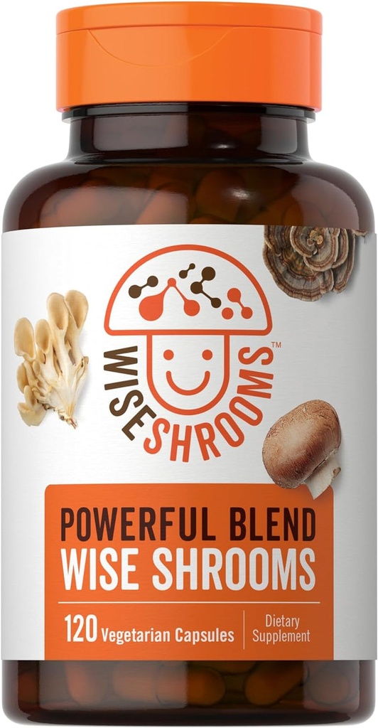 Carlyle Mushroom Complex Capsules | 1650Mg | 120 Count | 8 in 1 Blend | Vegetari