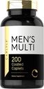 Carlyle Multivitamin for Men | 200 Caplets | with Vitamins A, C, D, E, & B Vitam