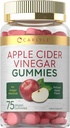 Carlyle Vegan Apple Cider Vinegar Gummies | 75 Count | Apple Flavor | Non-Gmo, G