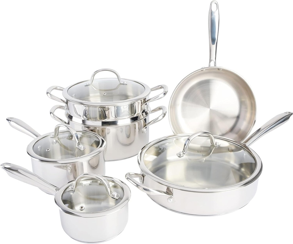 Kenmore Elite Devon Heavy Gauge Stainless Steel Tri-Ply Impact Bonded Induction