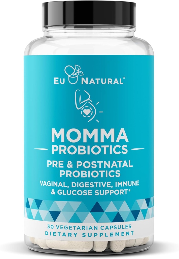 Momma Prenatal Probiotics Mom & Baby. 30 Mini Vegan Capsules