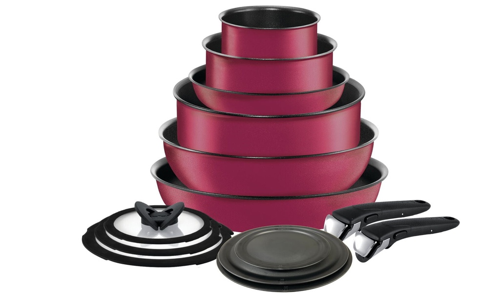 T-Fal Ingenio the Genius Cooking System, Platinum Non-Stick, 14 Piece Cookware S
