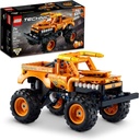 LEGO Technic Monster Jam El Toro Loco, 2 in 1 Pull Back Truck to off Roader Car