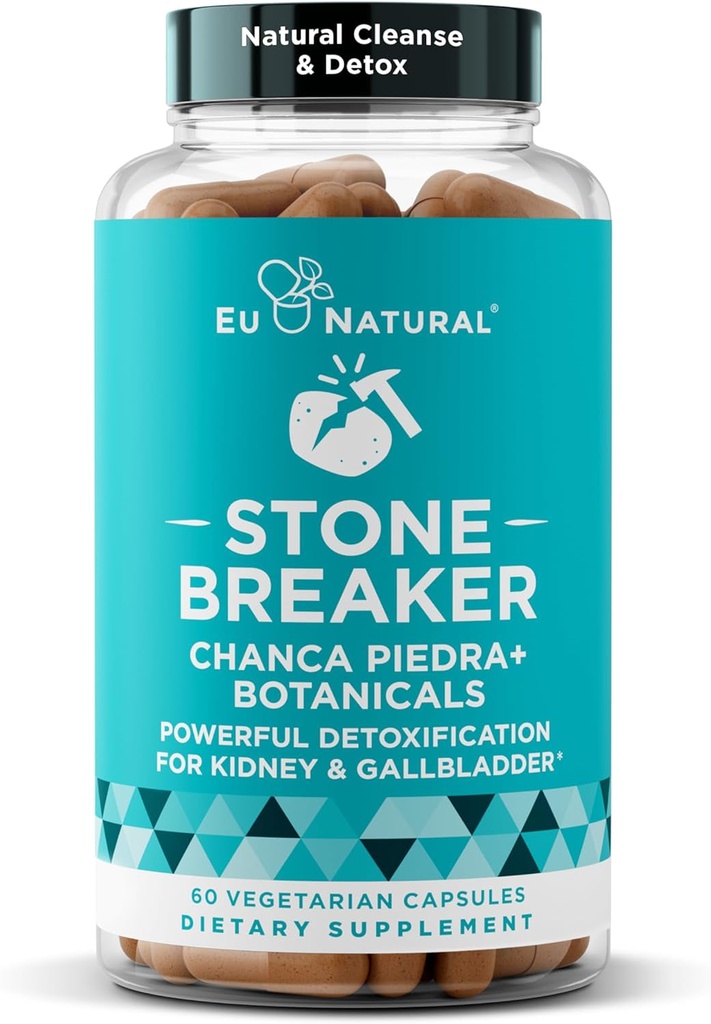Chanca Piedra Stone Breaker Natural Dissolver, Kidney Cleanse 60 Capsules