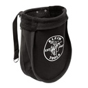 Klein Tools 51A 9 In. X 3.5 In. X 10 In. Nut and Bolt Canvas Tool Pouch - Black