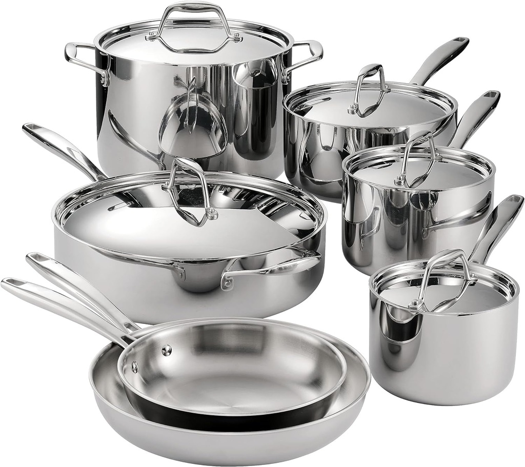 Tramontina 12-Piece 80116/249DS Gourmet Stainless Steel Induction-Read