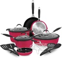 Paula Deen Family 14-Piece Ceramic, Non-Stick Cookware Set, 100% Pfoa-Free and I