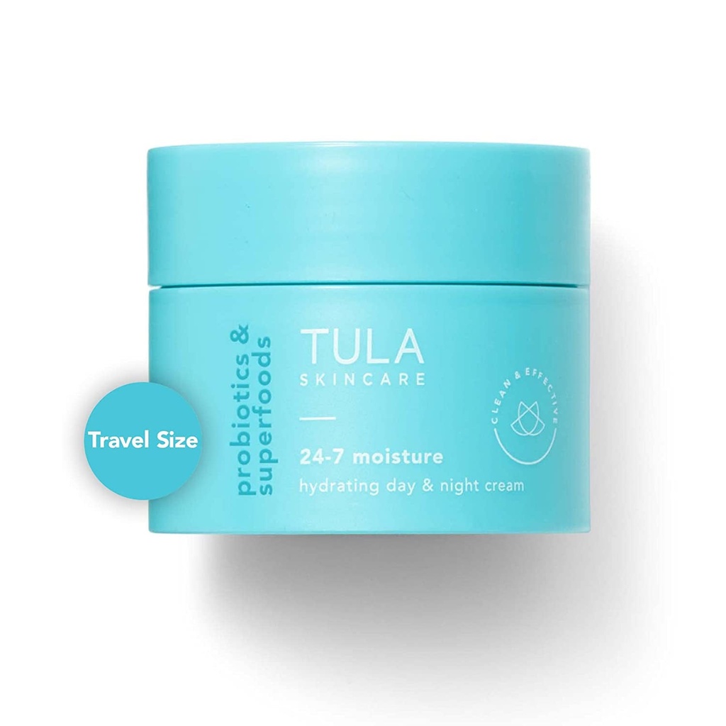 TULA Skin Care 24-7 Moisture Hydrating Day and Night Cream - Travel-Size, Ultra