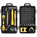 GOXAWEE 115-Piece Precision Screwdriver Set,With 98 Bits Magnetic Repair Tool Kit, for Home, DIY and Electronics