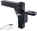Orion Motor Tech Trailer Hitch Ball Mount with 2.5 1" Hole and Pins for 2" Ton