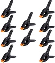 10 Packs of 3 Inch Professional Plastic Small Spring Clamps Heavy Duty for Crafts or Plastic Clips and Backdrop Clips Clamps for Backdrop Stand,Photography, Home Improvement and so On