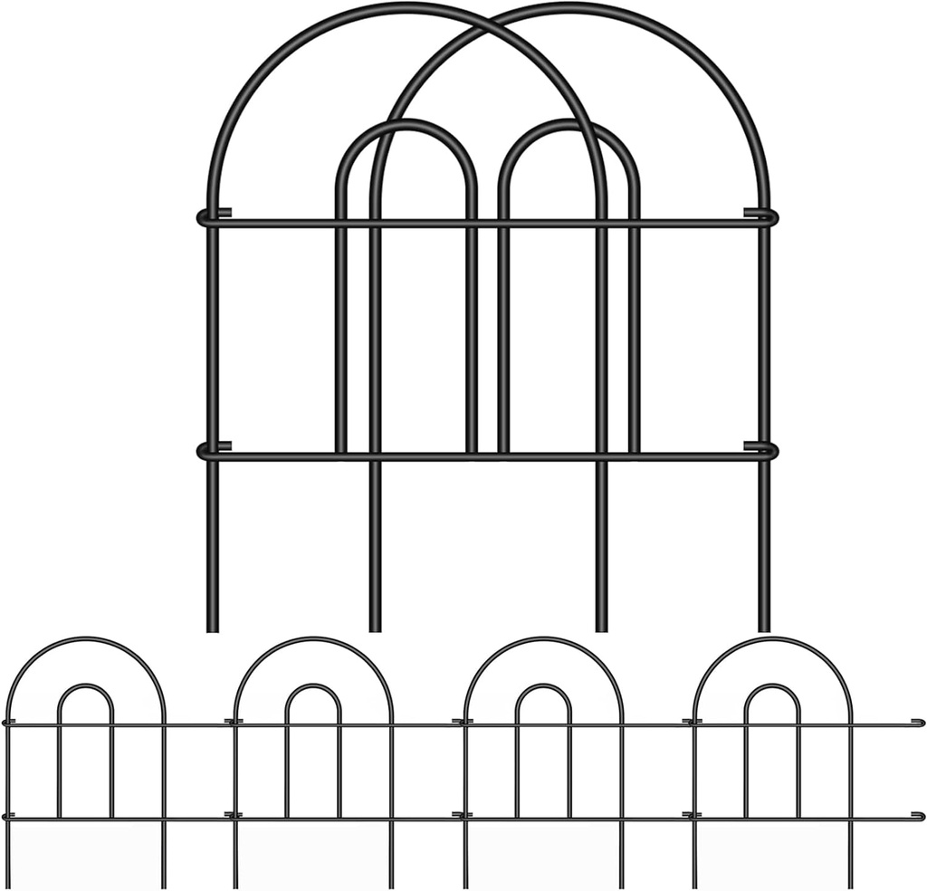 AMAGABELI GARDEN & HOME 35 Panels Decorative Garden Fences and Borders for Dogs