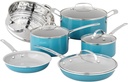 Gotham Steel 10 Piece Ceramic Pots and Pans Set Non Stick Cookware Set, Kitchen