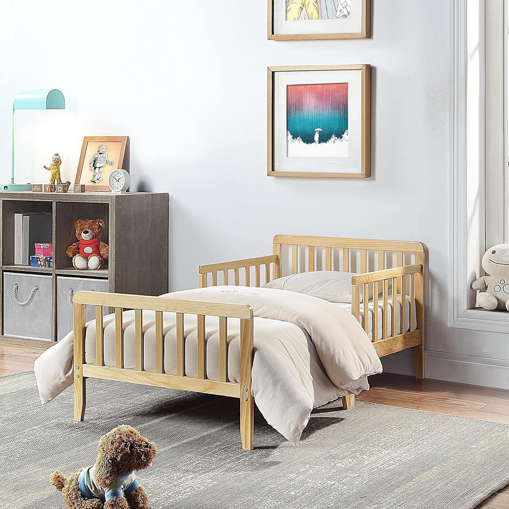 Olive & Opie Jax Toddler Bed in Natural