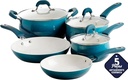 Oster Corbett Forged Aluminum Cookware Set with Ceramic Non-Stick-Indu